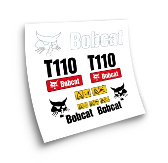 Industrial machinery stickers for BOBCAT T110- Star Sam