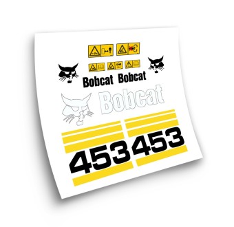 Adesivi per macchinari industriali per BOBCAT 453 giallo- Star Sam