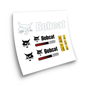 Industrial machinery stickers for BOBCAT S750 mod.2 - Star Sam