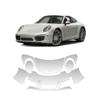 Pelicula PPF  Vinilo PPF Porsche 911 Carrera S,4S 2017