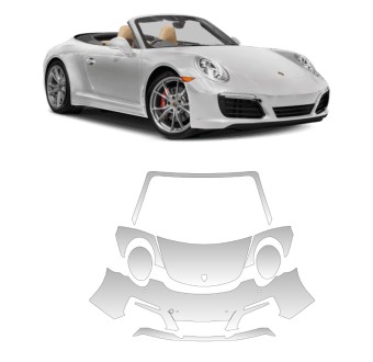 Pellicola PPF Porsche 911 Carrera S,4S Cabriolet 2017