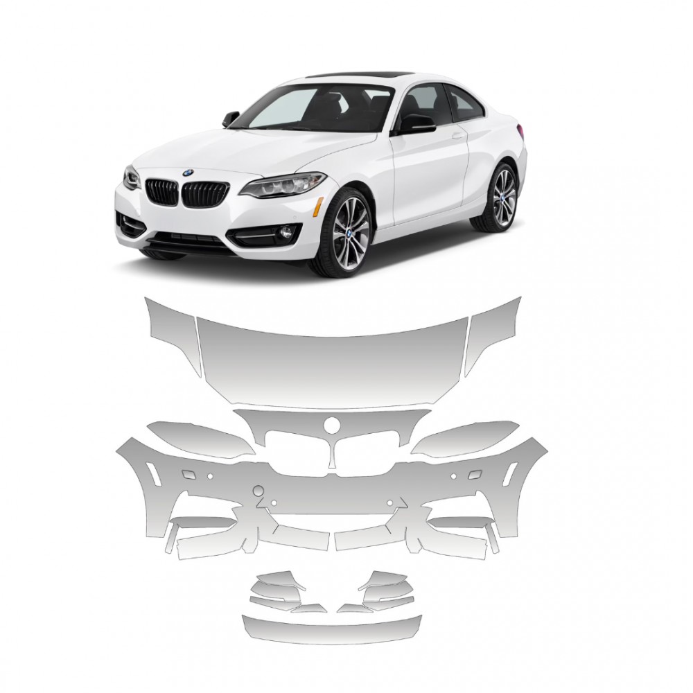 Vinyl PPF BMW 2-series 2014 228, 230, 235, 240 M-Sport