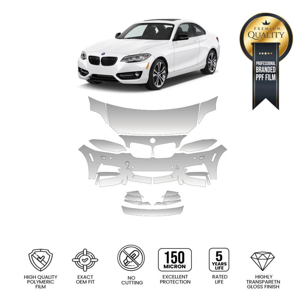 Vinyl PPF BMW 2-series 2014 228, 230, 235, 240 M-Sport