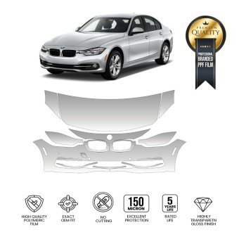 Pelicula PPF BMW 3-Series 2016 Sedan Luxury Sport Package Base 320i 328d 330i 330e 340i