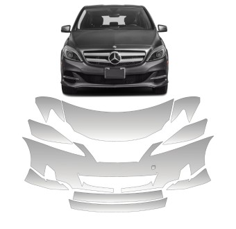 Pelicula PPF Mercedes Benz B Class Base Sport 2015 Modelo 2