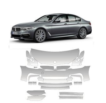 PPF Folie BMW 5 Series (G30) M-Sport 2017-2018 Version 1