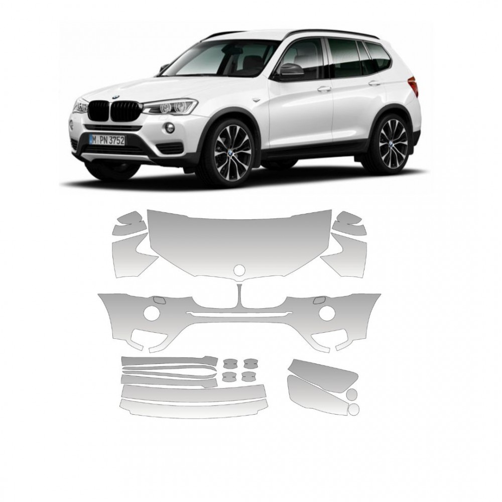 Film PPF BMW X3 (F25_rest) 14-16