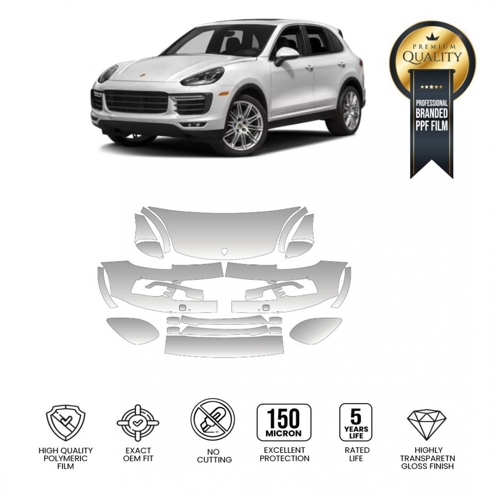 Film PPF Porsche Cayenne (9Y0) 2017-2019 Versión 2