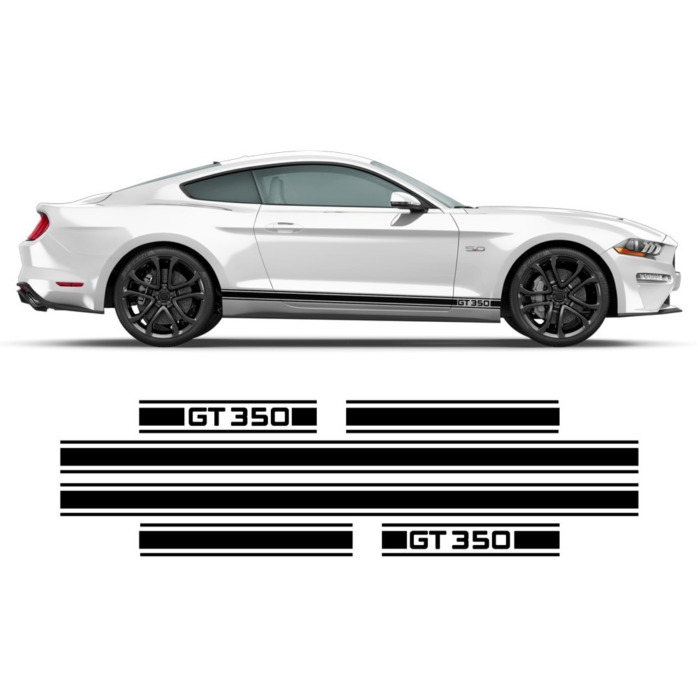 Obtlačky Ford Mustang GT350 Rocker GT350 stripes 2015 - 2020-Star Sam