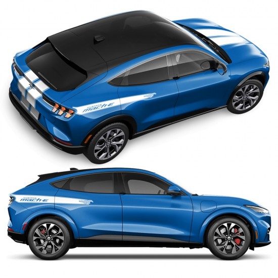 Kit de autocolantes MACH - E Mustang 2021 - 2022-Star Sam