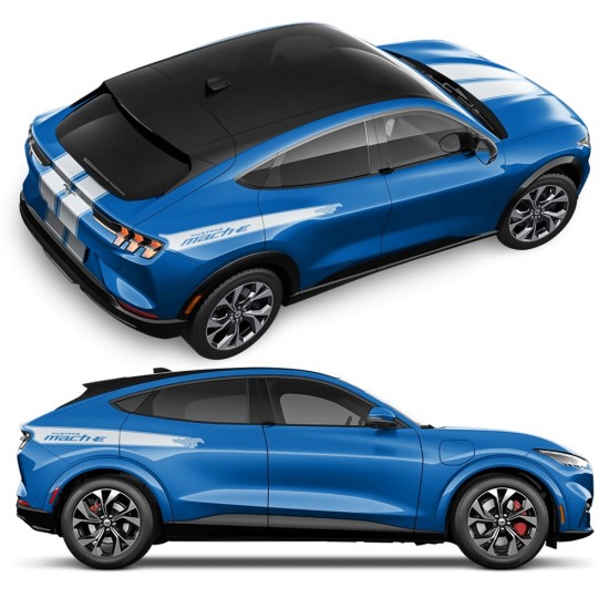 Kit de autocolantes MACH - E Mustang 2021 - 2022-Star Sam