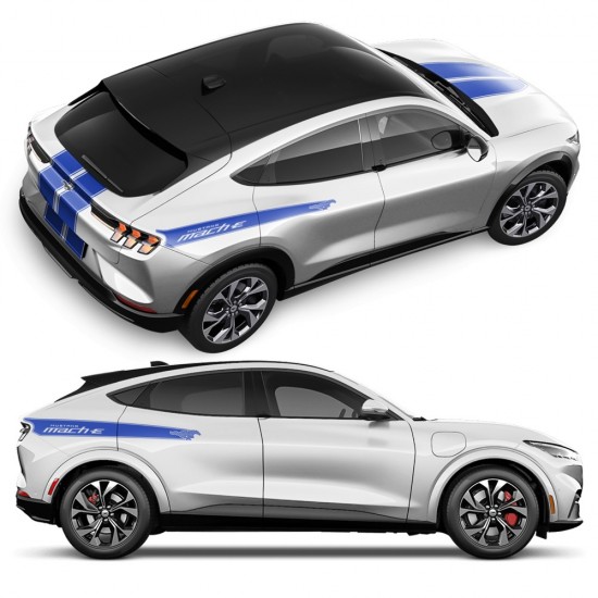 Kit de autocolantes MACH - E Mustang 2021 - 2022-Star Sam