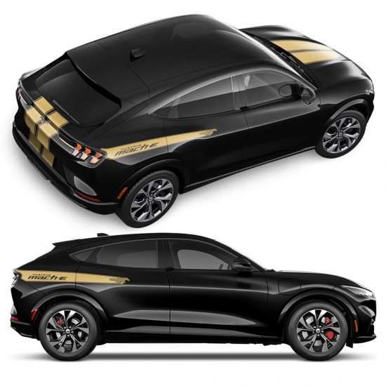 Kit de autocolantes MACH - E Mustang 2021 - 2022-Star Sam