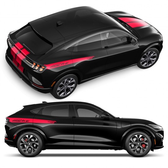 Kit de autocolantes MACH - E Mustang 2021 - 2022-Star Sam