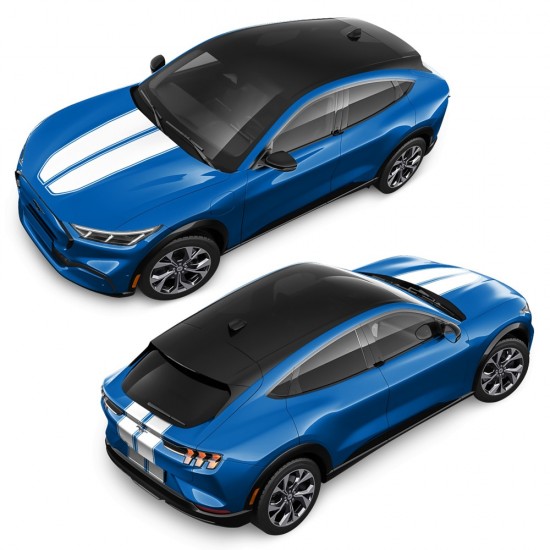 Kit de autocolantes MACH - E Mustang 2021 - 2022-Star Sam