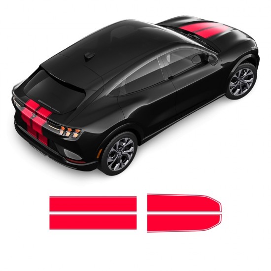 Kit de autocolantes MACH - E Mustang 2021 - 2022-Star Sam