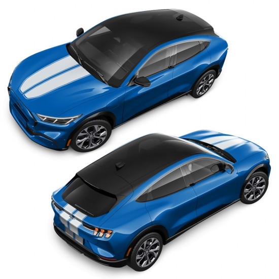 Kit de autocolantes MACH - E Mustang 2021 - 2022-Star Sam