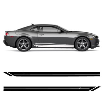 Adesivos de faixa turbo para carros com Chevrolet Camaro 2013