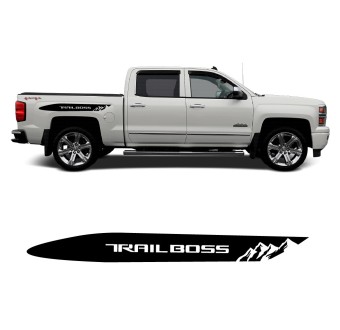 TrailBoss Peaks-Seitenstreifen-Aufkleber für Autos Chevrolet Silverado 2013