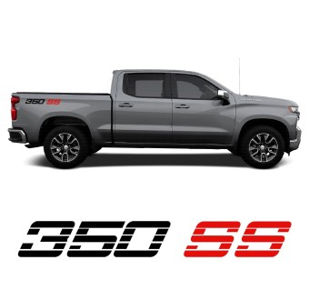 350 SS-Seitenstreifen für Autos Chevrolet Silverado 2022