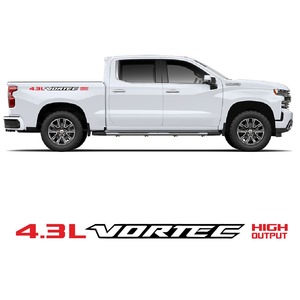 Vortec 4.3L side decals for...