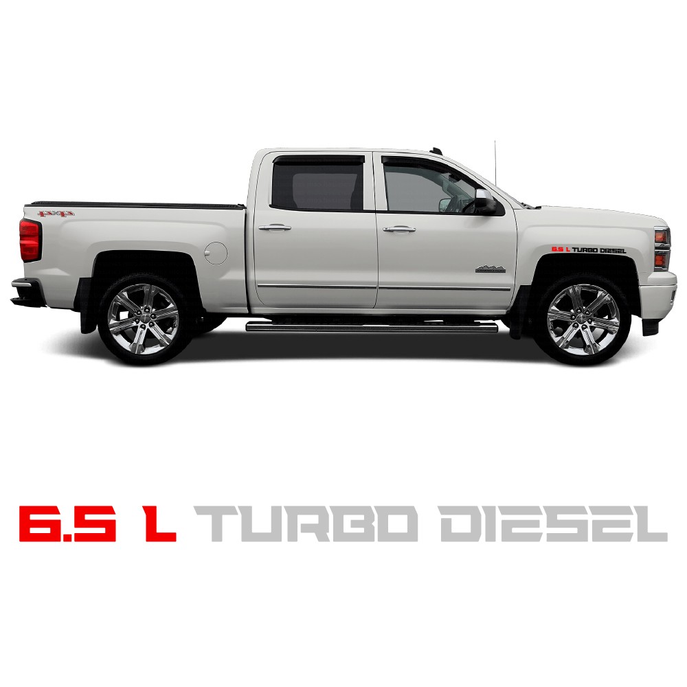 6.5L Turbo Diesel side...