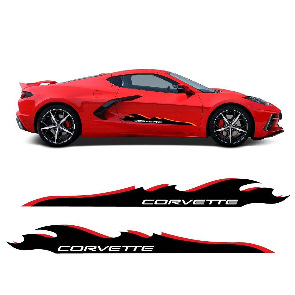 Corvette Flame side stripe...