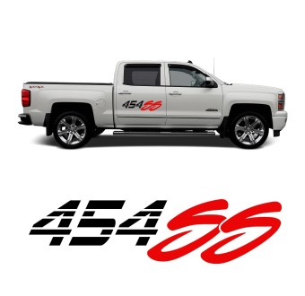 454 SS-Seitenaufkleber für Auto Chevrolet Silverado 2013