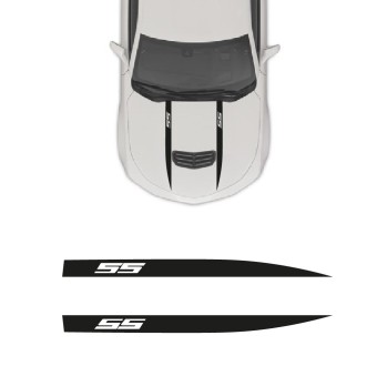 Double fang front decals 55 for cars Chevrolet Camaro 2022