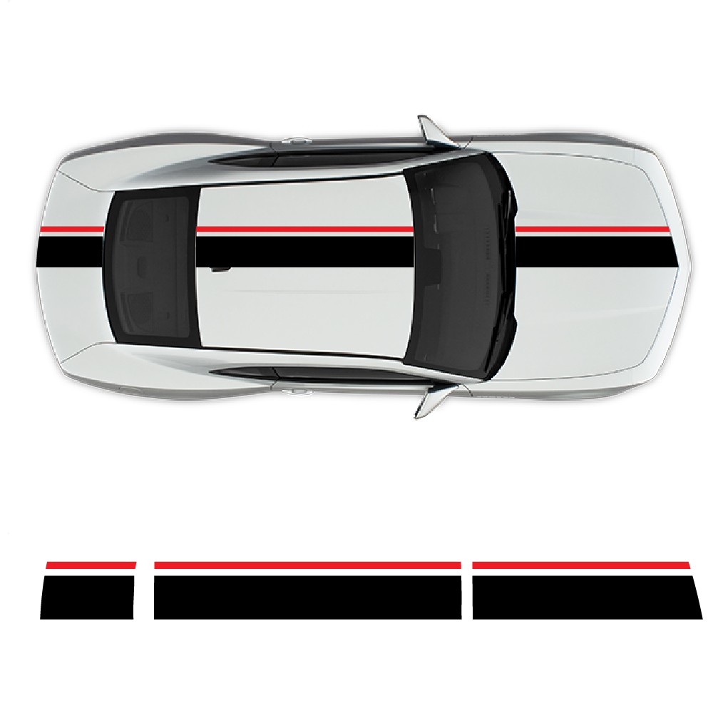 Racing top stripes decals...