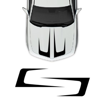 Vortex front stripes decals for Chevrolet Camaro 2010