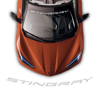 Stingray Shield windshield decals for cars Chevrolet Corvette C8 2020