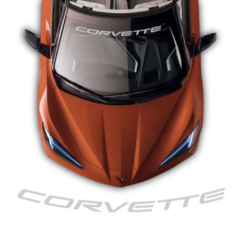 Corvette Signature front windshield decals for cars Chevrolet Corvette 2020 C8