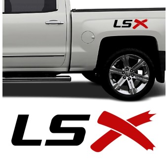 LSX-Seitenaufkleber Chevrolet Silverado 2023