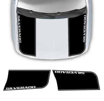 Adesivos Frontais SilveradoStripe com Chevrolet Silverado 2023