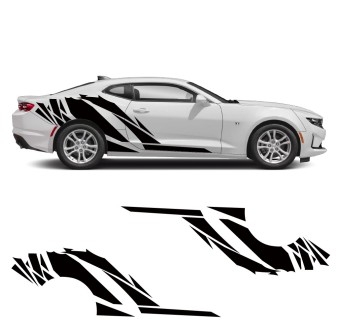 ThunderStrike Side Decals Chevrolet Camaro 2010