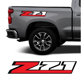 Πλευρικά Αυτοκόλλητα Z71 Συμβατά με Chevrolet Silverado 2023