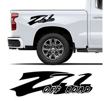 Πλευρικά Αυτοκόλλητα Z71 Off Road Συμβατά με Chevrolet Silverado 2023