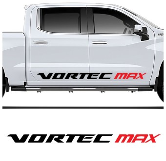 Πλευρικά Αυτοκόλλητα Vortec Max Συμβατά με Chevrolet Silverado 2023