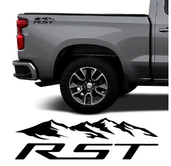 Adesivi Laterali RST Mountain Chevrolet Silverado 2023