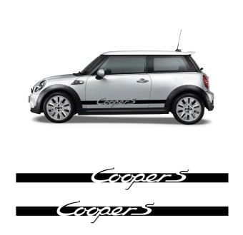 Autocollants Voiture Bande Latérale Cooper S Mini Cooper S