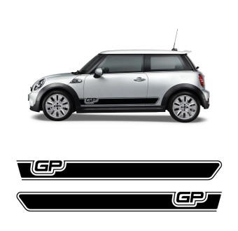 Autocollants pour Voiture Bande Latérale GP Mini Cooper