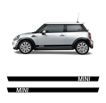 Adesivos Faixa Lateral MINI com Mini Cooper