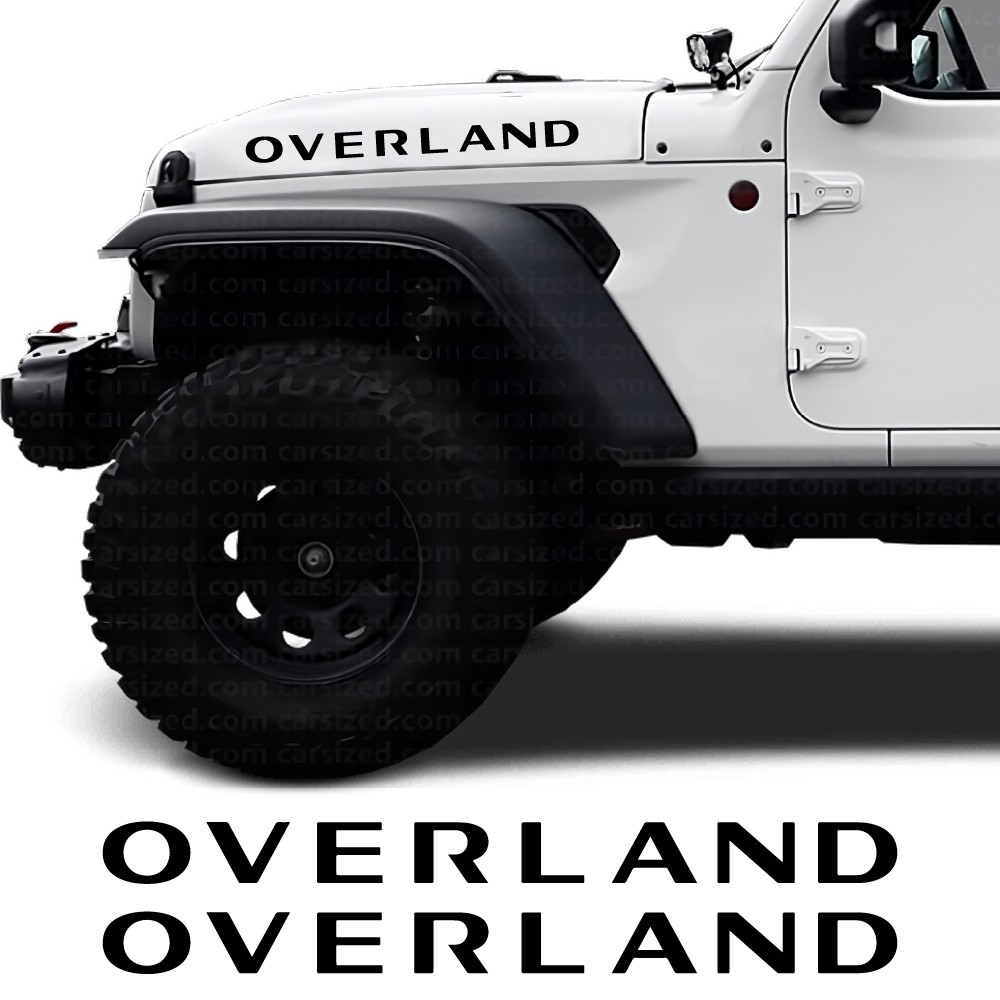 Overland sidetop car decals...