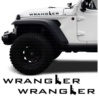 Naklejki na bok samochodu Wrangler Jeep Wrangler