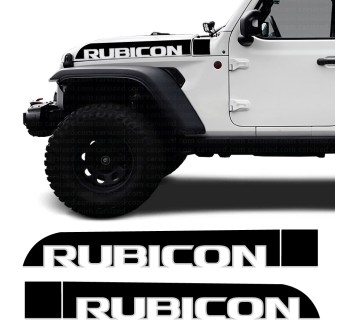 Naklejki boczne do samochodu Jeep Wrangler Rubicon 2017