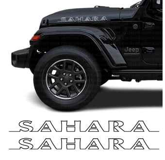 Autocollants pour voiture latéraux Sahara Jeep Wrangler