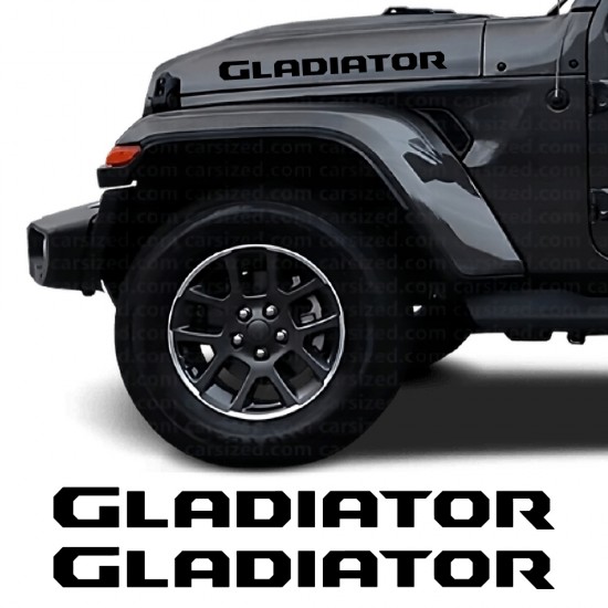 Side car decals Gladiator...