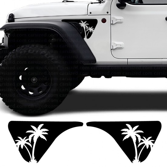 Side car decals Palm Trees...