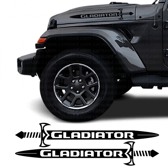 Side car decals Gladiator...